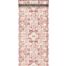 tapet orientalisk kelim lapptäcksmatta terrakotta rosa