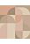fototapet geometriskt motiv i Bauhaus-stil rosa och beige