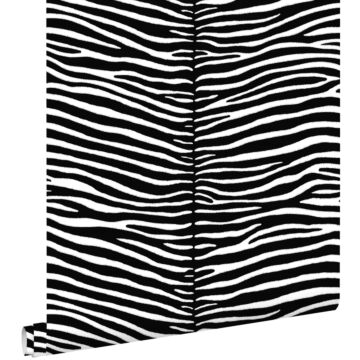 tapet zebror svart och vitt